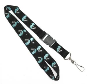 Buy cheap Swivel J Hook Custom Keychain Neck Strap Width 20MM Lanyard Fast Delivery product