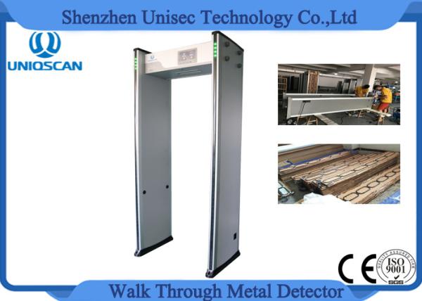 Quality 0-999 Sensitivity walk through gate metal detector with 33  optional network for sale