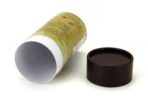 China Food Garde Custom Print Paper Mailing Tube Recyclable For Food Package on sale