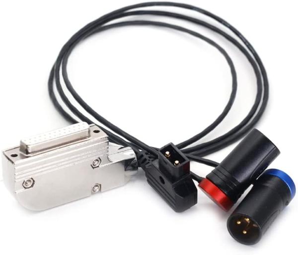 Quality DB25 Lectrosonics Wisycom Audio LTD Receiver DB25 Female Interface Audio Output Dtap XLR 3Pin Power Supply cable for sale