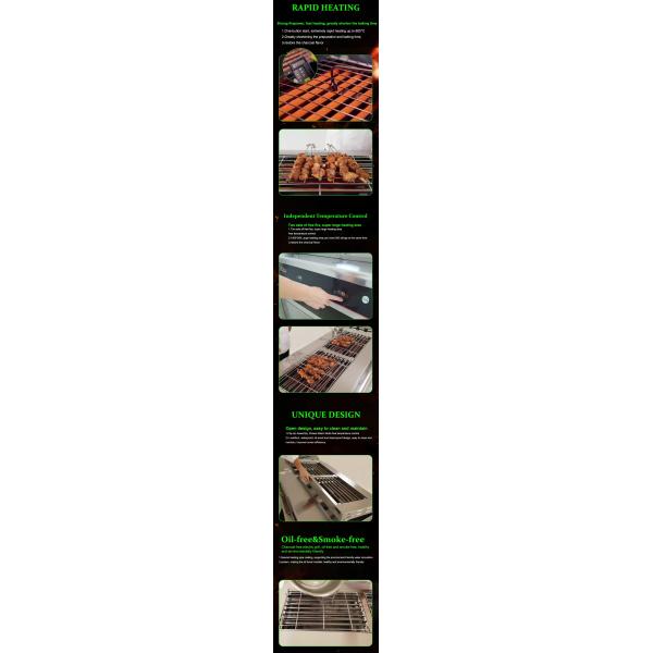 OVEN GRANDMASTER SF20 Commercial Electric Barbecue Grill - B Model