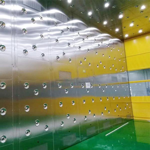 Quality 3 Sides Auto Blowing 36 Nozzles Air Shower Tunnel PVC Rolling Door for sale