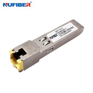 10 / 100 / 1000BASE-T Copper SFP Transceiver RJ45 100m Module