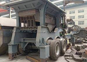 4.5m Height 47T Impact Crusher Plant Mobile Crushing Station
