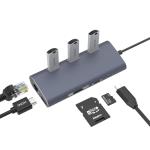 PC Laptop 8 In 1 2K 4K Multiple Usb C Port Hub