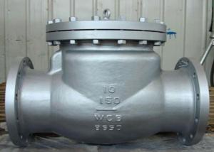 China Stable Performance Cast Check Valve , CS and SS Swing Check Valve on sale