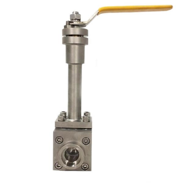 Quality 304 Stainless Steel Customize Diameter Cryogenic Ball Valve With Iso9001 Ce Certificate for sale
