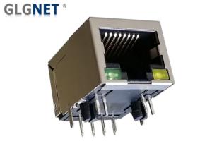 Buy cheap 90 ° Right Angle Magnetic RJ45 Jack LED Built In Surface Mount Connector Rj45 Female product
