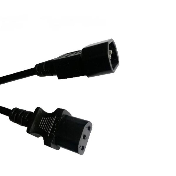 Quality IEC320 C13 to C14 power cable, computer power cords for sale