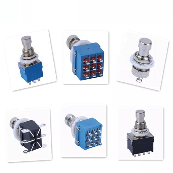 Quality CE Guitar Foot Switch 2A 250VAC 3 Pin Push Button  10000 Cycles for sale