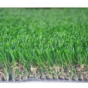 Buy cheap Good Stiffness Garden Artificial Grass Green Carpet Roll Curved Wire Yarn product