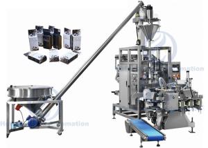 PLC Control Vacuum Packing Machine , Coffee Vacuum Packaging Machine