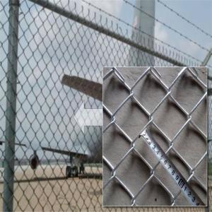 China Sustainable American Construction Galvanized Chain Link Fence Easily Assembled on sale
