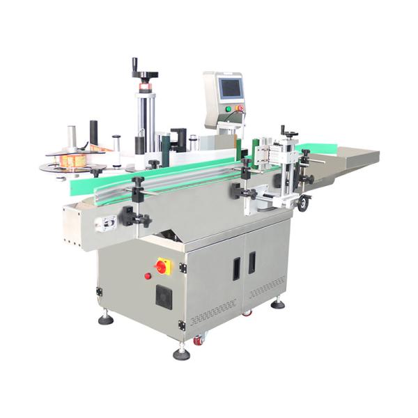 Carton Labeling Machine for Automatic Application of Stickers on Cylindrical
