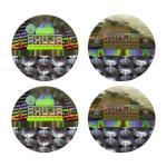 Customized Anti Counterfeiting Security Label Stickers Optically Changeable
