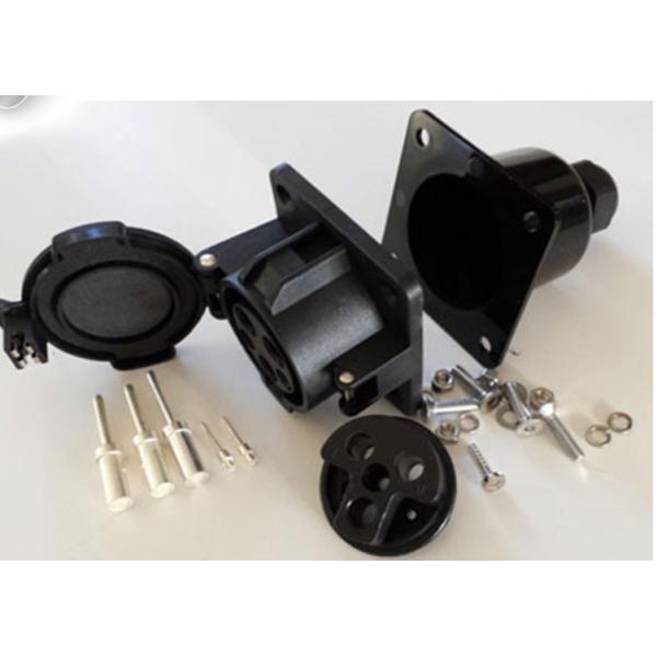 Waterproof IP66 SAE J1772 AC Inlet EV Charging Socket 40Amp 50Amp