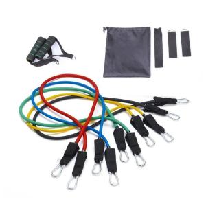 China 11Pcs Workout Recovery Equipment 1.2m Resistance Tubes Exercises on sale