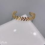 Olive Leaf Cuff Bracelet For Lady