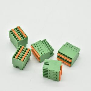 Buy cheap Screwless 3.81mm pitch pluggable spring clamp terminal block HEADER product