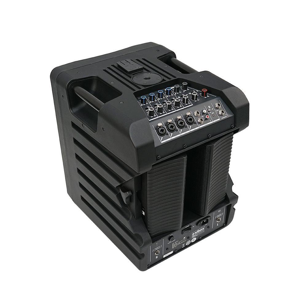 370W Active Column Array Speaker System 50Hz-20kHz Frequency Response
