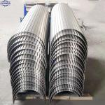 Threaded End Connection Wedge Wire Screen 27%-80% Filter Mesh Low Carbon Steel