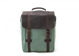 Buy cheap CL-500 Blue Hot Sale Vintage Canvas and Leather Backpack product