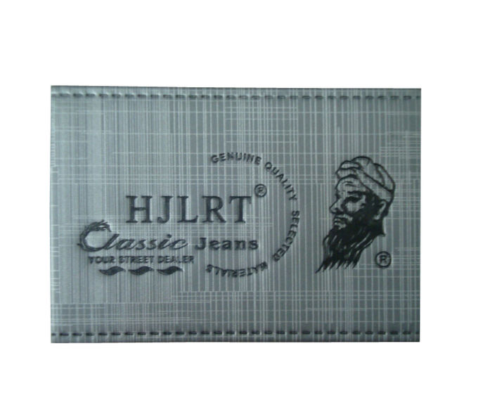 custom embossed leather labels leather luggage tags manufacturer with logo