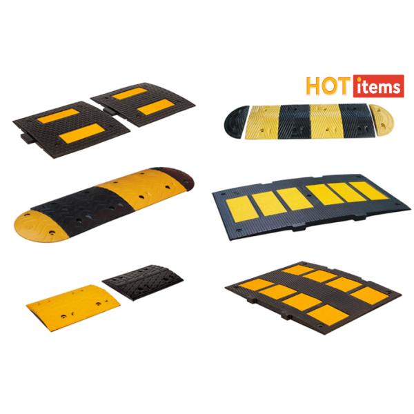 Heavy Duty Solid Rubber Driveway Speed Hump