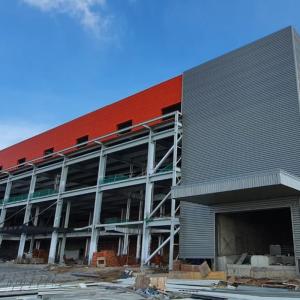 China Low Carbon Q235 Q345 Prefabricated Steel Structure Modular For Flexible And Adaptable Buildings on sale