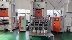 Buy cheap 0.8Mpa Aluminium Foil Container Production Line Pneumatic Type High Speed product