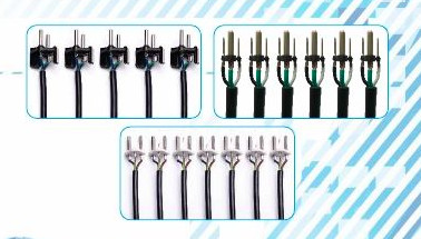 Down Angle Nema 5-15P Plug Making Crimping Machine Power Cord Production Line