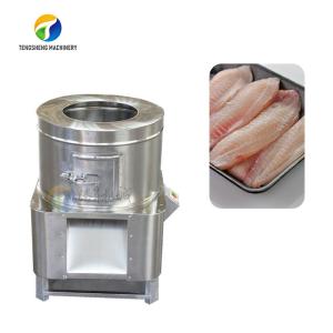 Buy cheap Brush SS Scale Fleecing Fish Skin Removing Machine Automatic Weakfish product