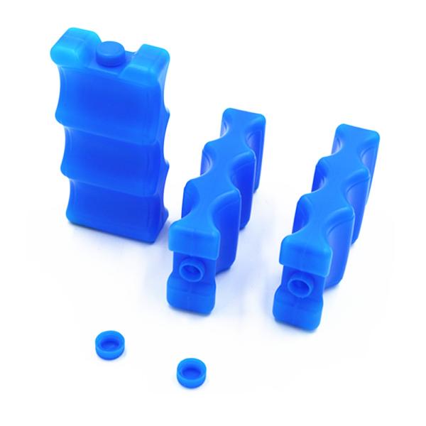 Food Grade HDPE Plastic Lunch Ice Packs Flask For Drinks Round Shape