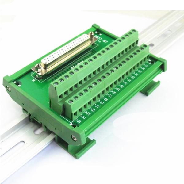 Quality DB37 D Sub 37 Pin Sing End Connectors Terminal Block Breakout Board for sale