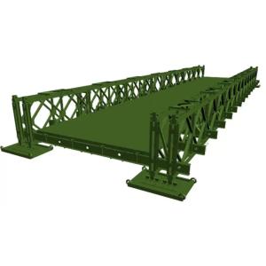 Customizable Prefabricated modular bridge system Antirust steel truss bridge