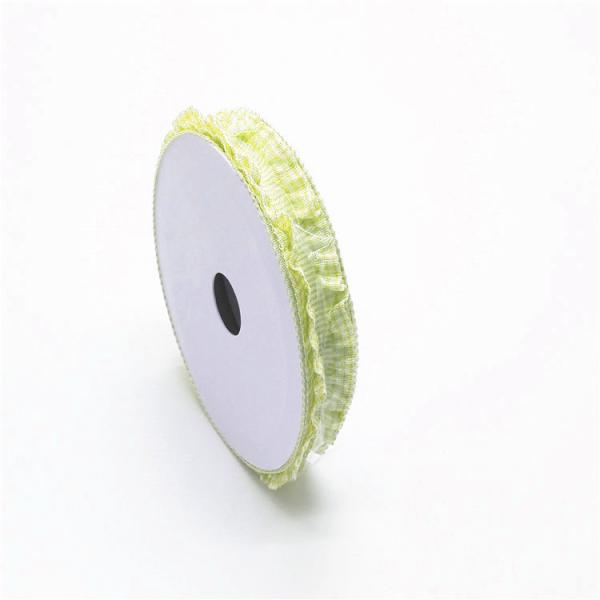 Various Color Tartan Plaid Ribbon , Eco Friendly Elastic Stretch Ribbon