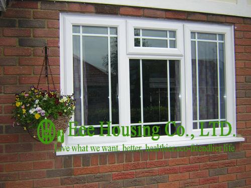 Quality Upvc Fixed Windows With Grilled For Villas, Double glazing Upvc windows from China factory for sale