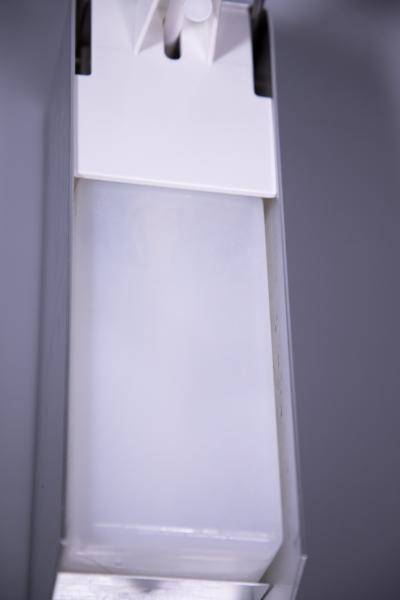 Quality ABS Elbow Operated Manual Soap Dispenser wall mounted for sale