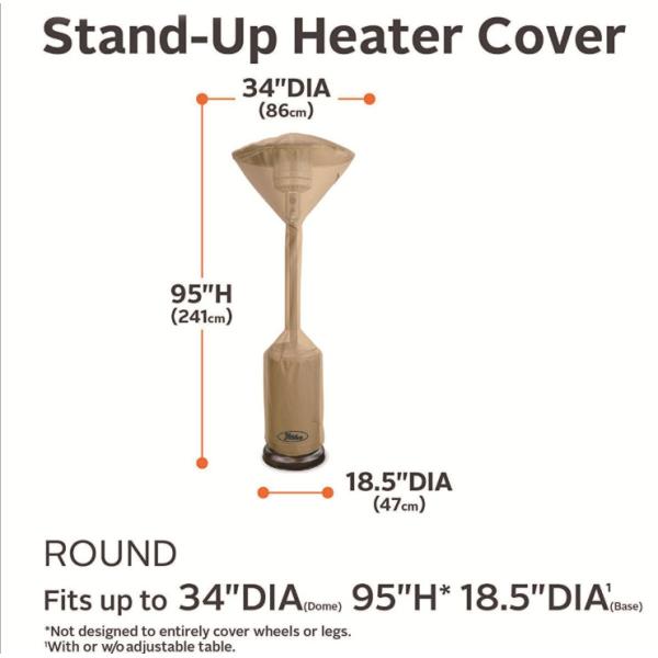 Factory directly sale customized OutdoorNatural Gas Patio Heater Cover