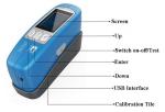 Digital Three Angles Gloss Measurement Instruments , Gloss Meter For Marble