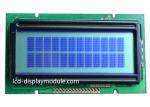 8 Bit Resolution 12x2 Dot Matrix LCD Display , Yellow Green LCD Character