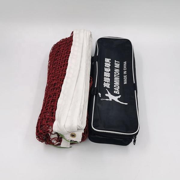 Quality Durable Polyester Thread Portable Badminton Net Set Binding for sale