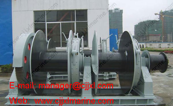 Symmetrical Type Hydraulic Engineering Ship Winch