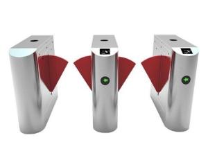 Anti Pinch Pedestrian 650mm Automatic Flap Barrier Gate