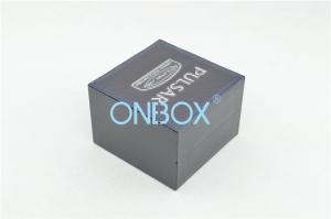 Elegant Single Leather Watch Boxes Custom Logo With Watch Pillow