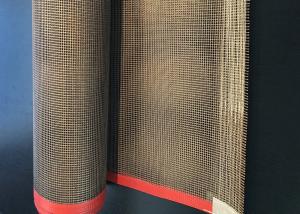 Pet Food Drying 4*4mm Hole Non Stick  Conveyor Belts