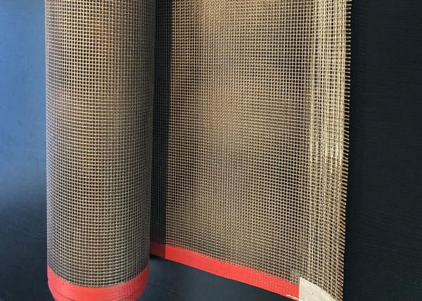 Quality Pet Food Drying 4*4mm Hole Non Stick  Conveyor Belts for sale