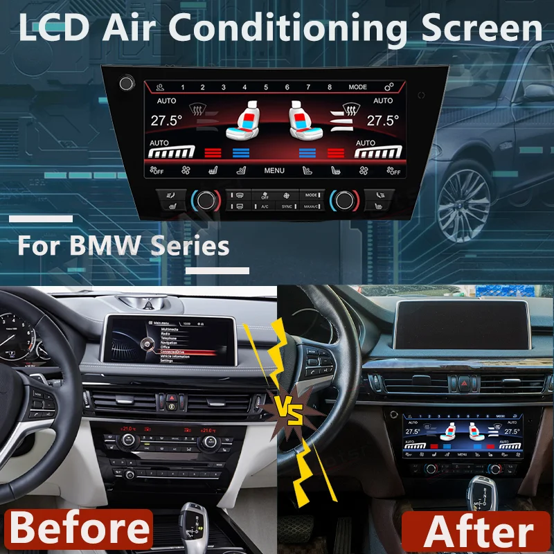 Car BMW AC Climate Control Unit X5 F15 X6 F16 2014-2019 Digital Dashboard