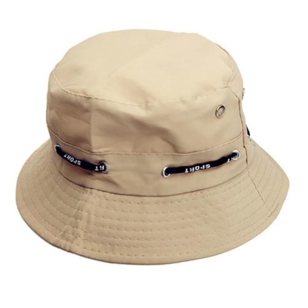 Quality Summer Unisex Bucket Hat Boonie Hunting Fishing Outdoor Cap Wide Brim Nylon Strings for sale
