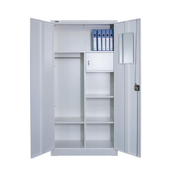 Quality Multifunctional KD Metal Wardrobe Closets With Hanger for sale